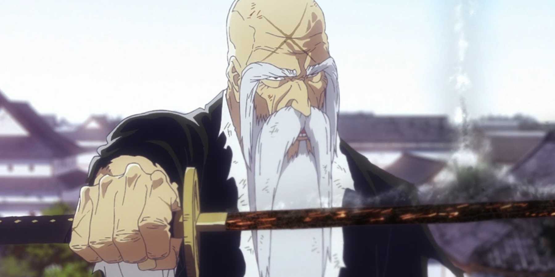 Yamamoto active son Bankai contre Yhwach dans Bleach : The Thousand-Year Blood War.