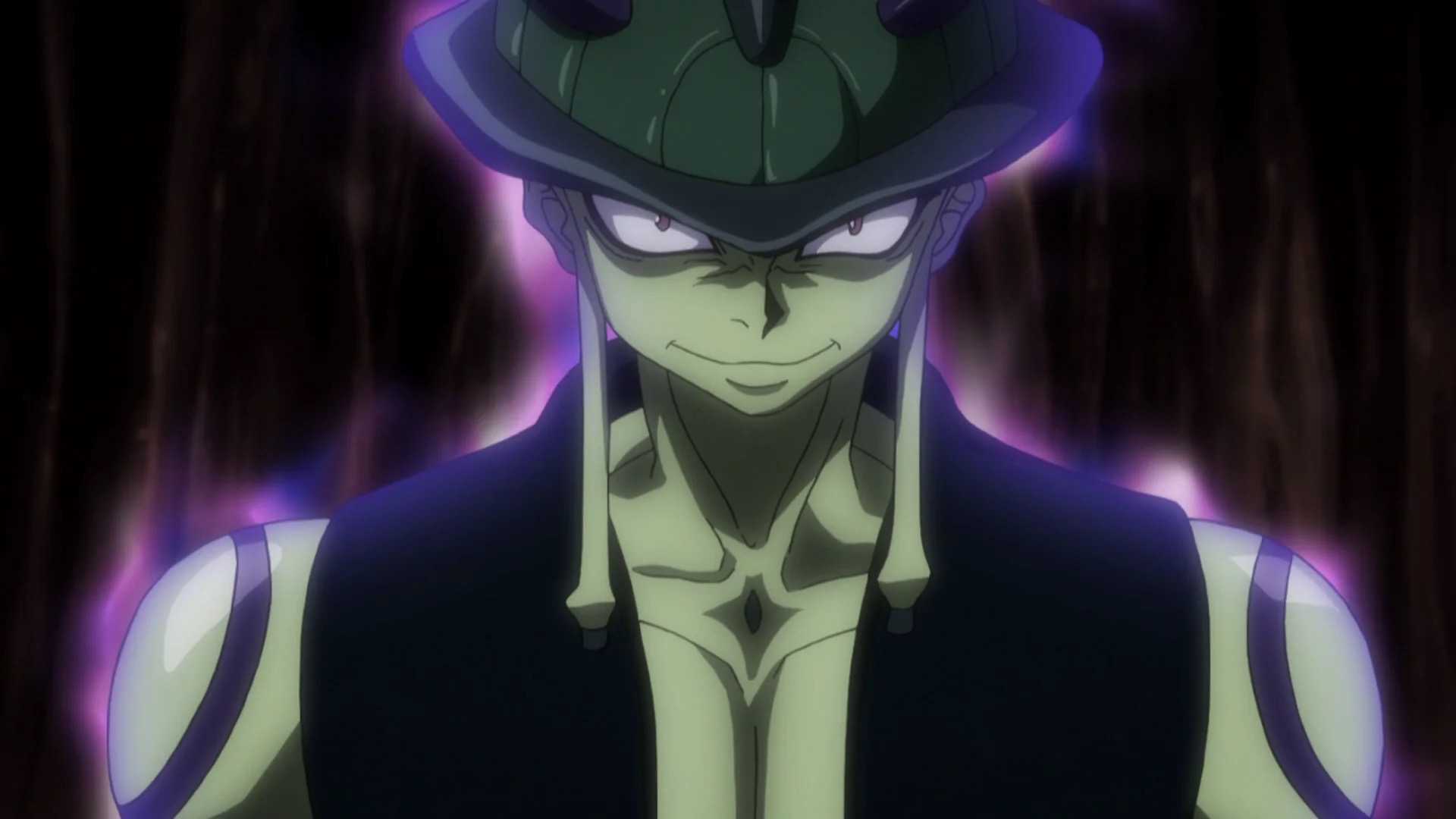 Meruem sourit et brille de puissance dans Hunter x Hunter