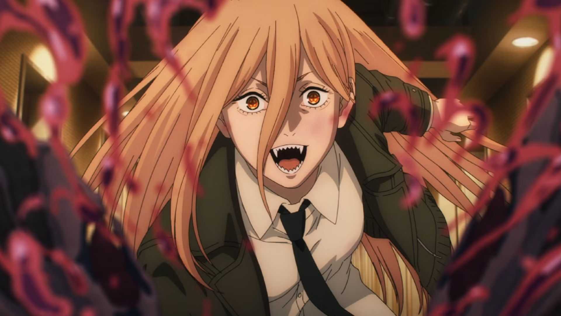 Power is thrilled by the sight of blood in Chainsaw Man