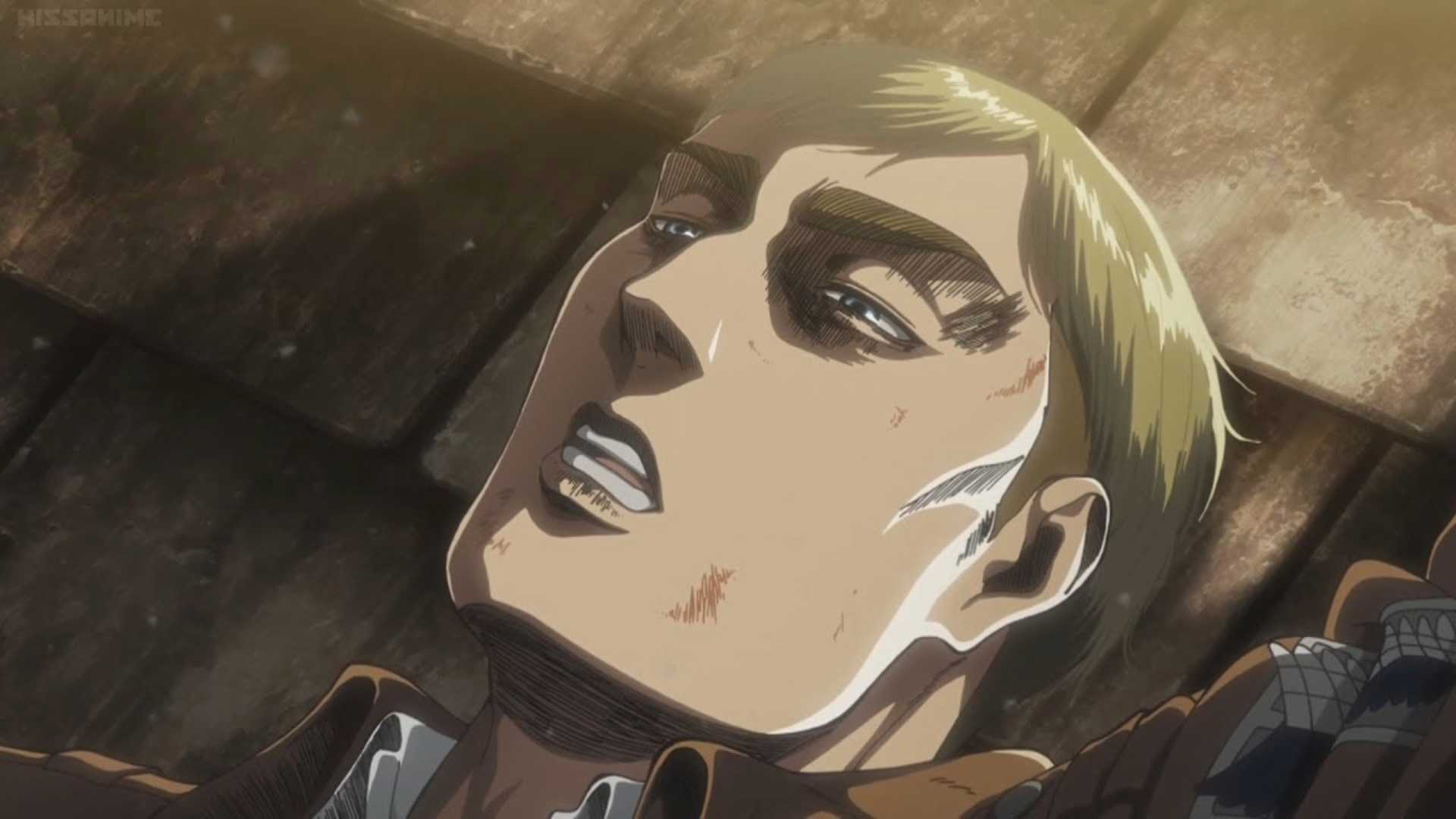 Erwin Smith est mort dans l'anime L'Attaque des Titans
