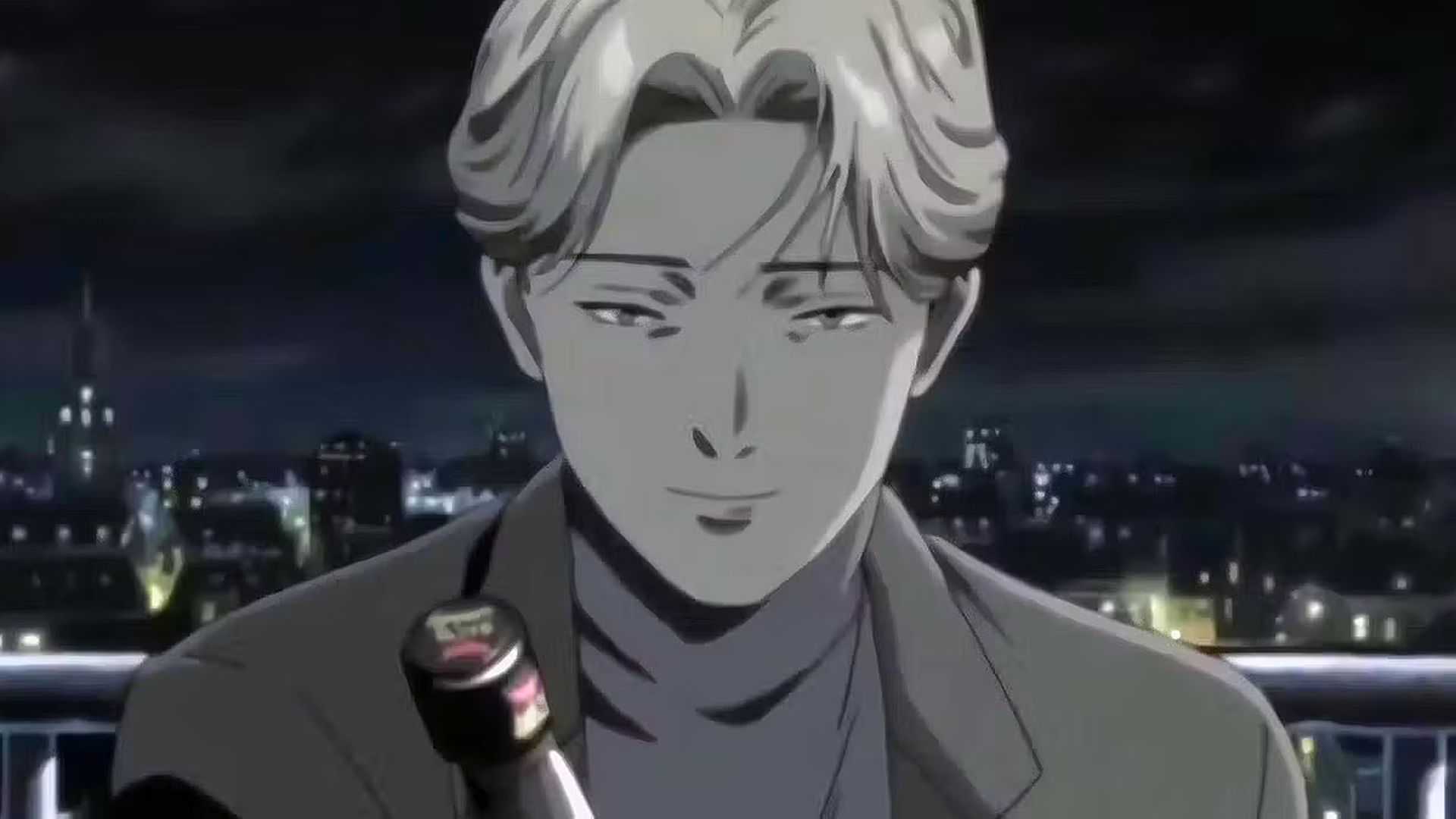 Johan Liebert propose sadiquement de l'alcool dans Monster.