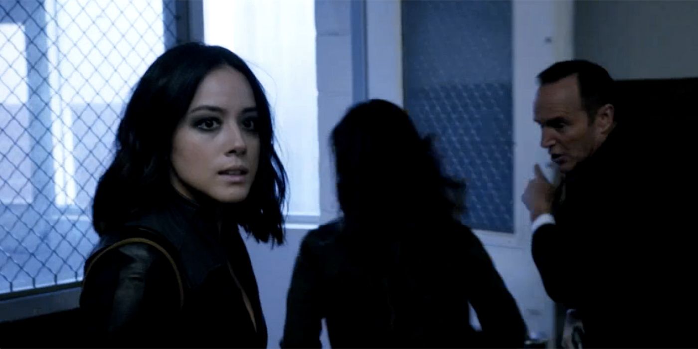 Quake Coulson May Outrun A Prison Riot In Agents Of Shield Clip