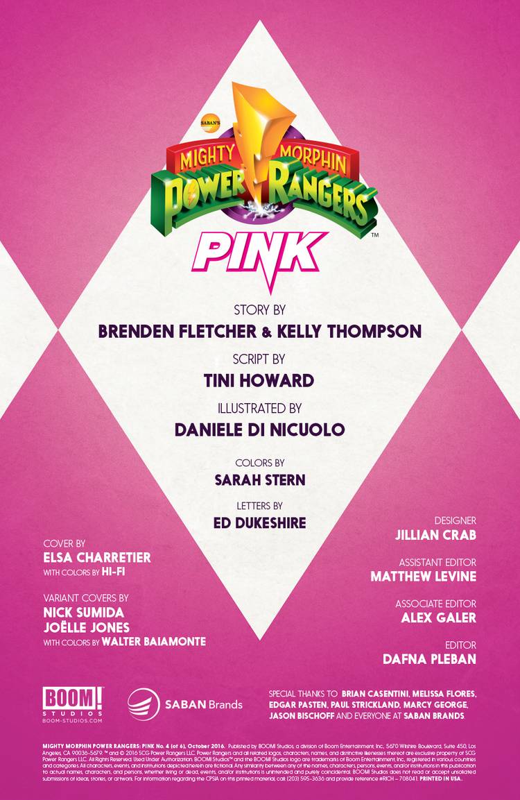 Mighty Morphin Power Rangers: Pink #4