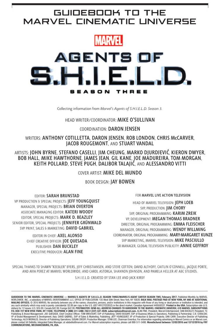 Guidebook to the Marvel Cinematic Universe: Marvel’s Agents of S.H.I.E ...
