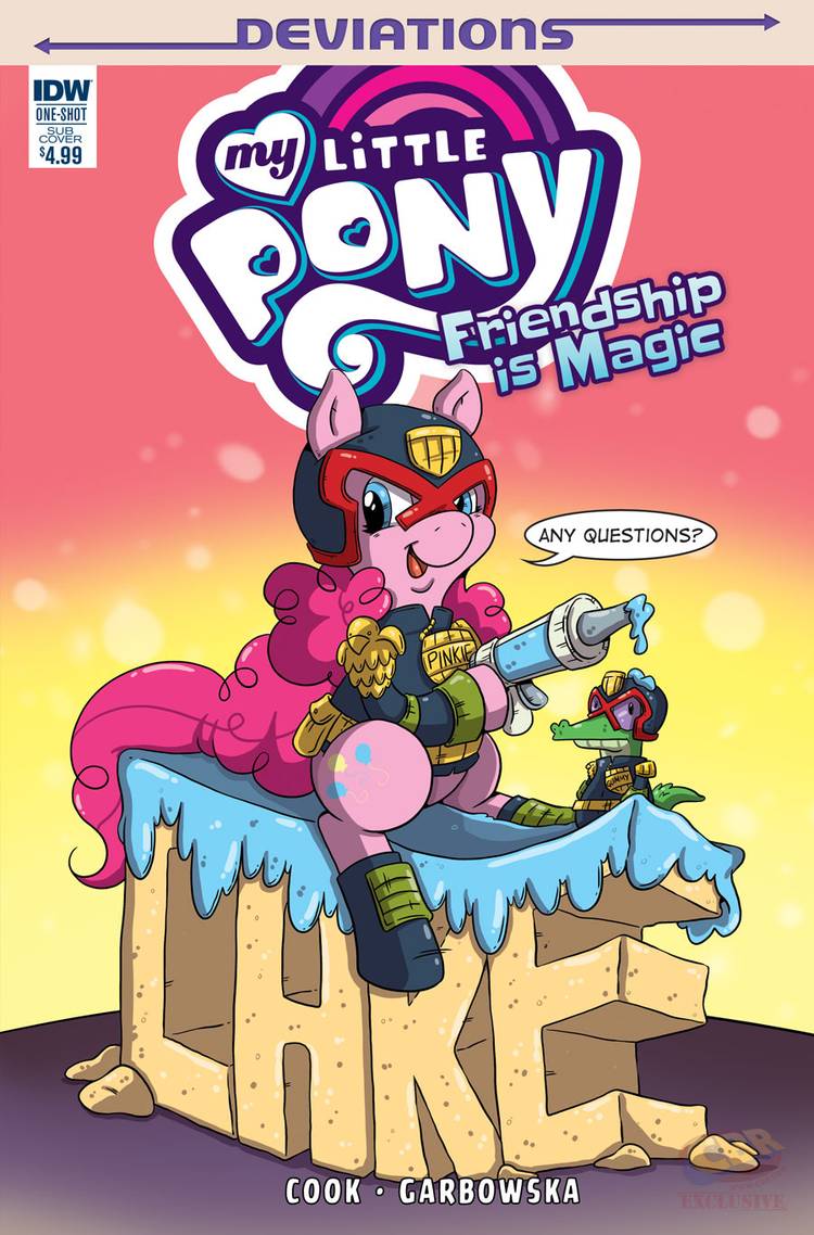 My Little Pony Meets Judge Dredd in New IDW Deviations Variant Cover