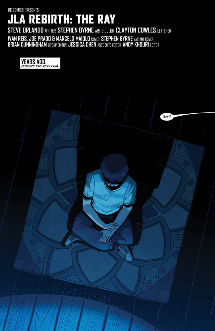 Justice Ray Justice League of America – The Ray: Rebirth #1