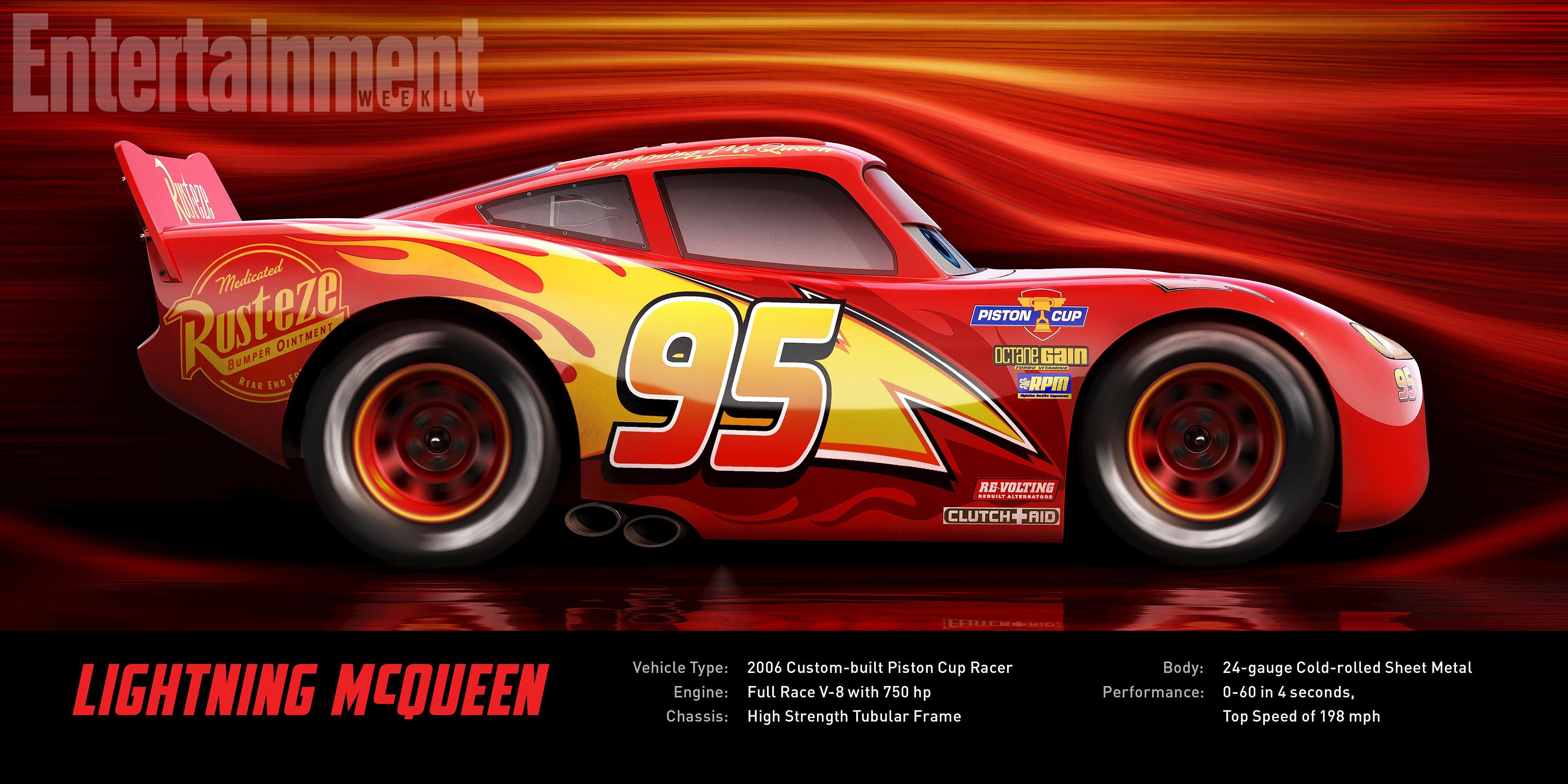 cars 3 lightning mcqueen new look