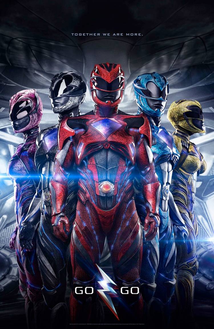 Power Ranger Line Up Poster Power Rangers International Poster Shows Team Ready For Battle
