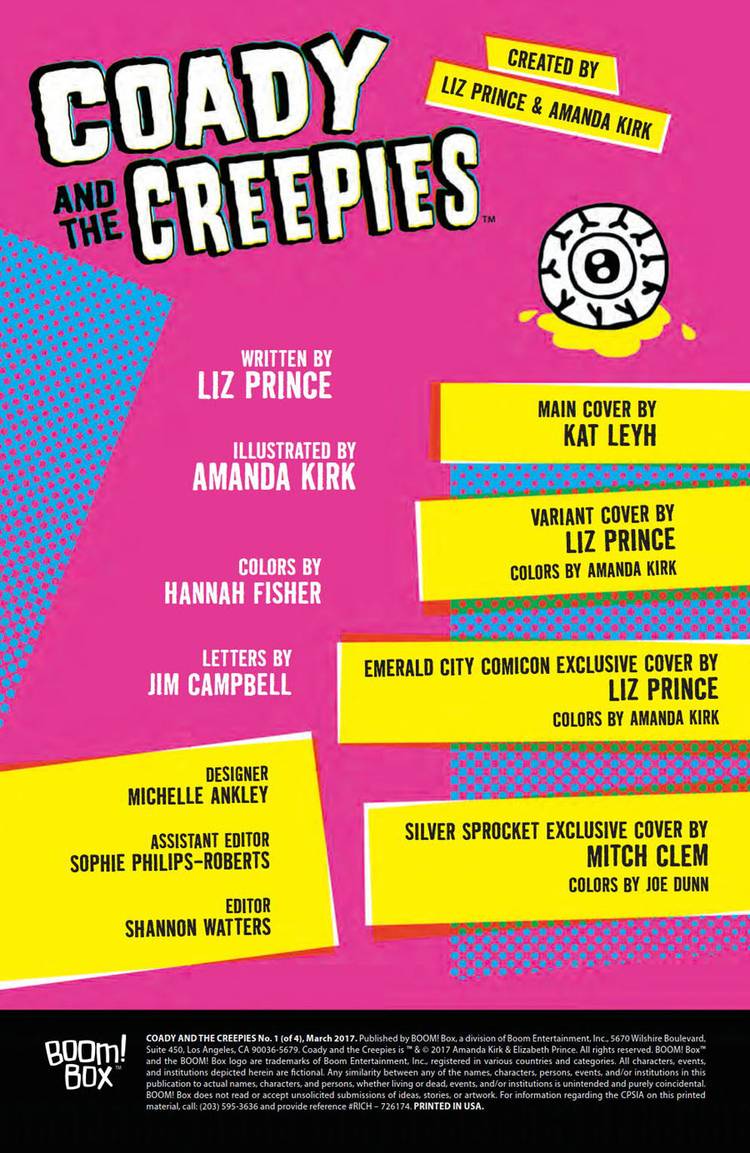 Coady and the Creepies #1