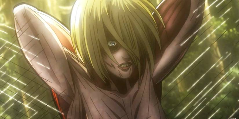 Female Titan trapped in AoT