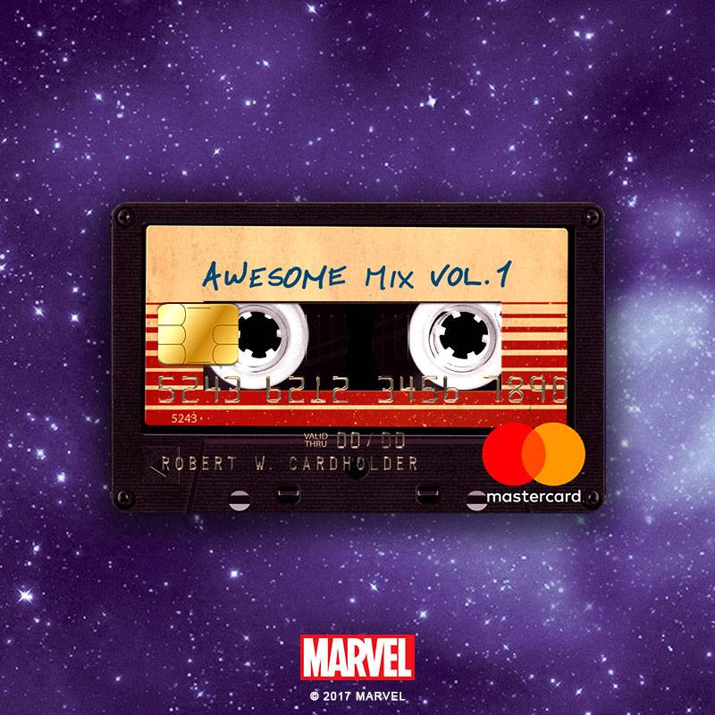 This GotG-Themed MasterCard Is the Best-Looking Credit Card Ever