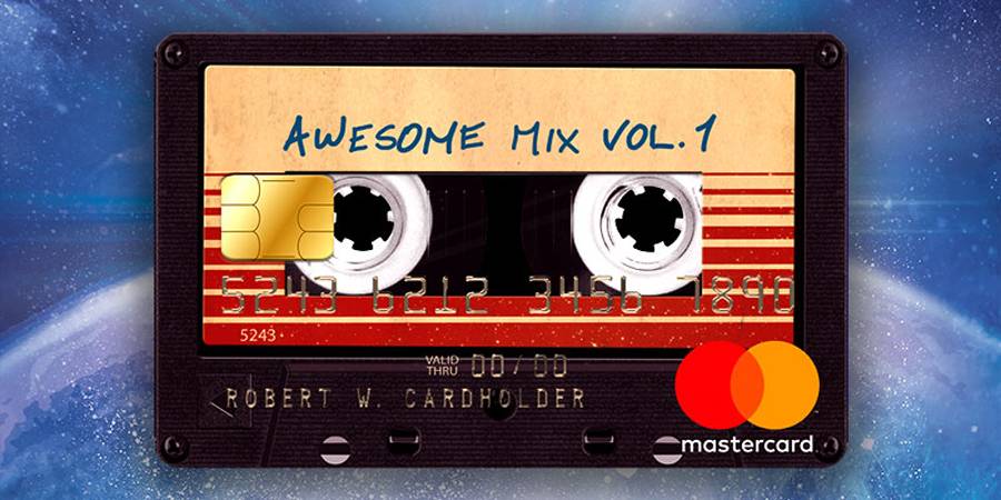 This GotG-Themed MasterCard Is the Best-Looking Credit Card Ever