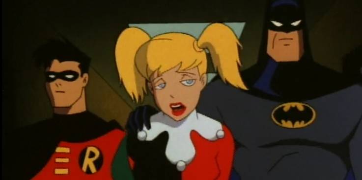 Batman : An Exceptional Role Model ! 19 robin harley batman in harleys holiday batman animated series.jpg?q=50&fit=crop&w=737&h=368&dpr=1
