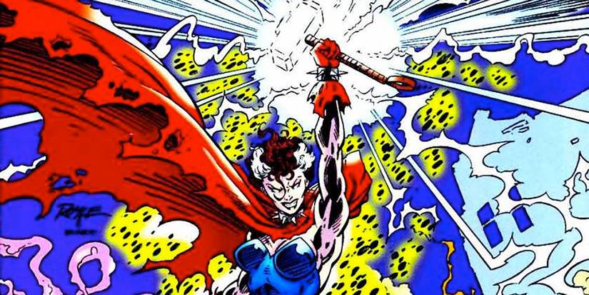 Rogue with the powers from Thor in What If...?