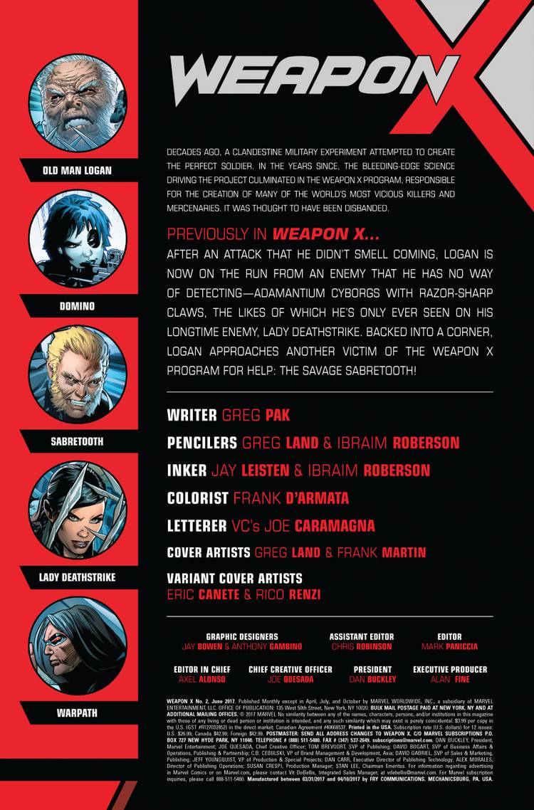 Weapon X #2