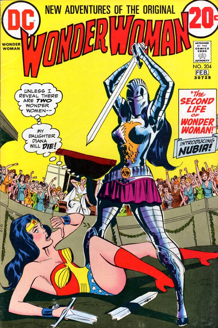 The cover of Wonder Woman #204