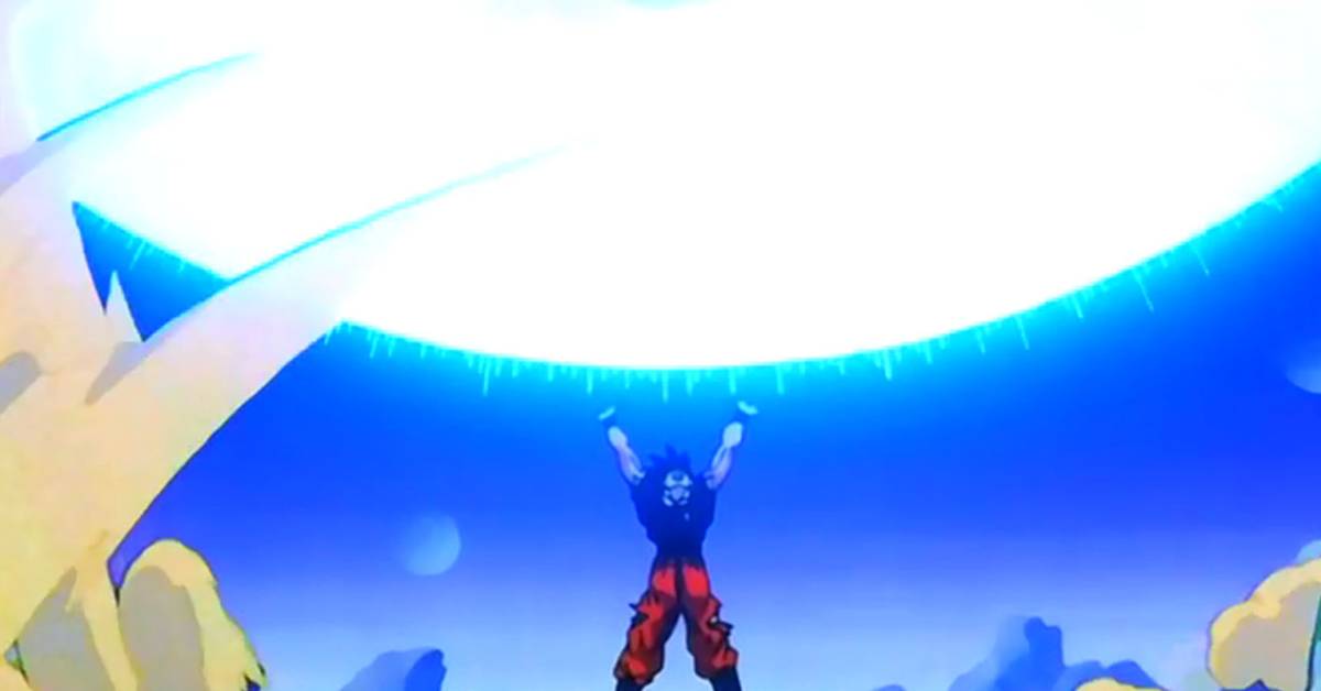 Goku Spirit Bomb Frieza