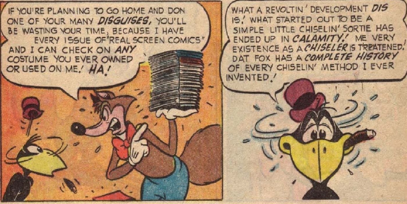 Comic Book Breaking the Fourth Wall in 1951 CBR