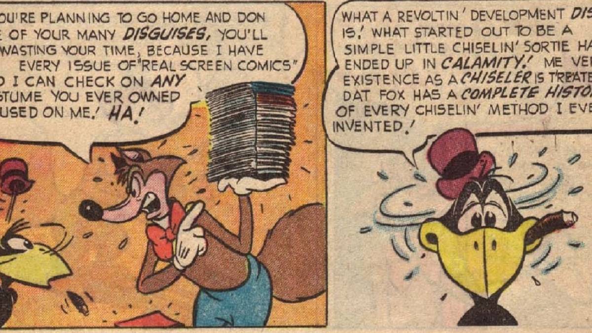 Comic Book Breaking the Fourth Wall in 1951