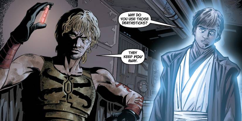 Cade Skywalker with Luke Force Ghost Star Wars Legacy 3