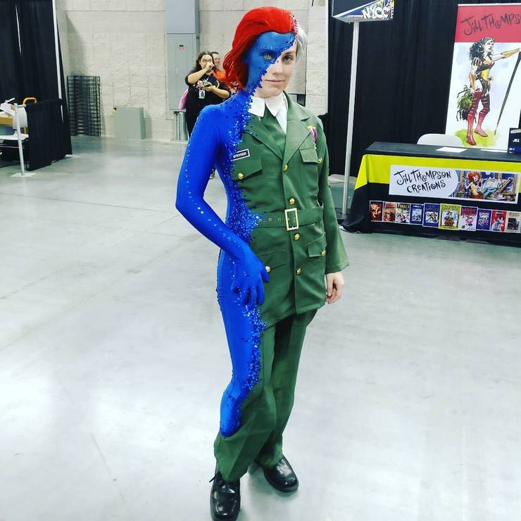 15 Characters Impossible To Cosplay But Fans Still Pulled Off!! 30 mystique cosplay