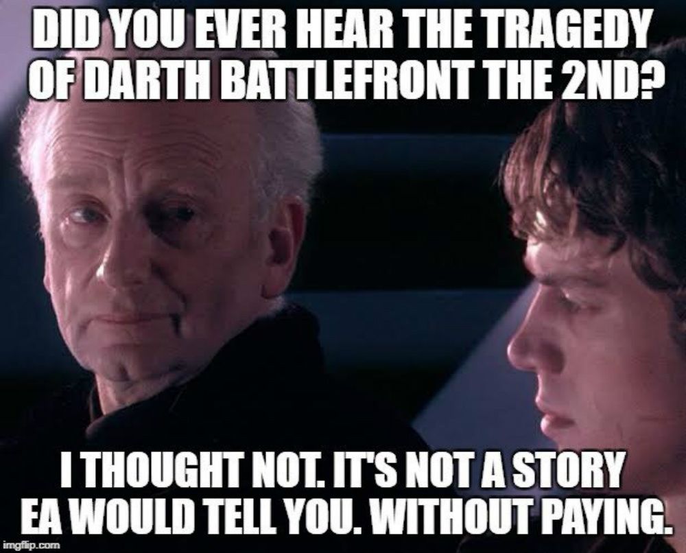 star wars battlefront ea meme