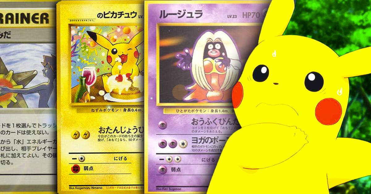 30 Censored (& Banned) Pokmon Trading Cards