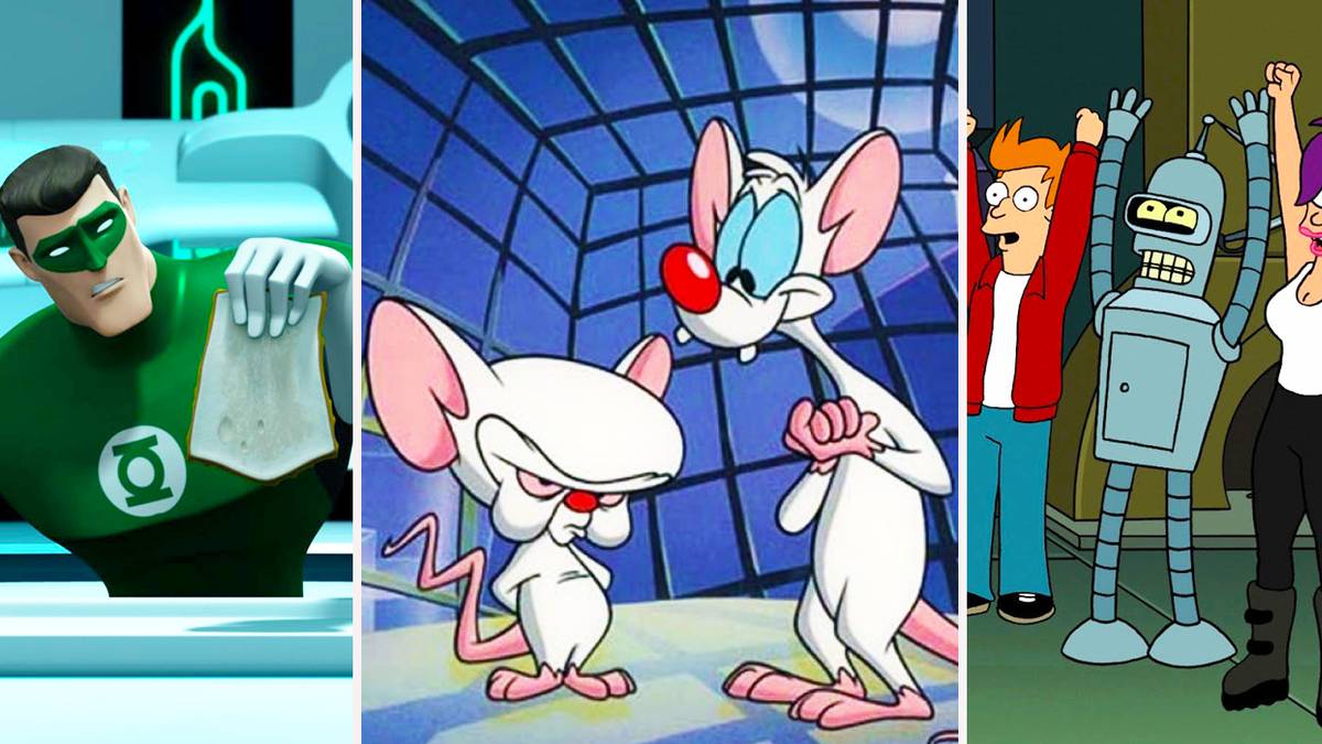 green lantern pink and the brain futurama