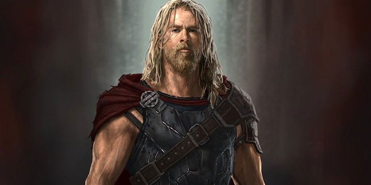 Thor Ragarok Concept Art Of Battle Weary Thor Cbr