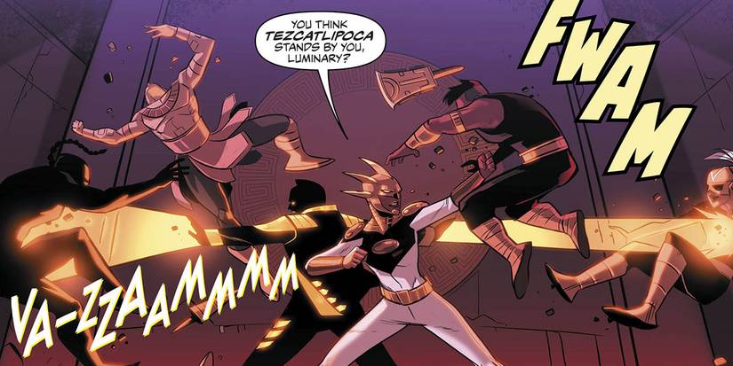 Justice League of America Reinvents Mark Millar and Grant Morrison's Aztek