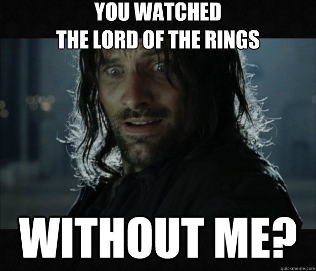 the lord of the rings ring meme