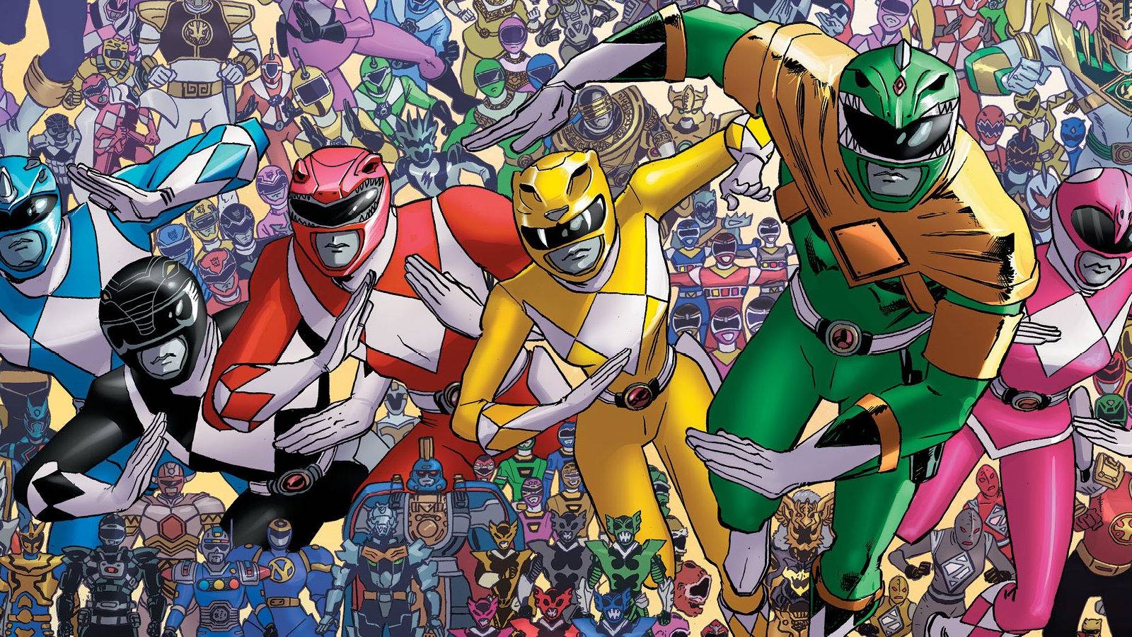 Every Mighty Morphin Power Rangers Team Ever Meets in Crossover Event