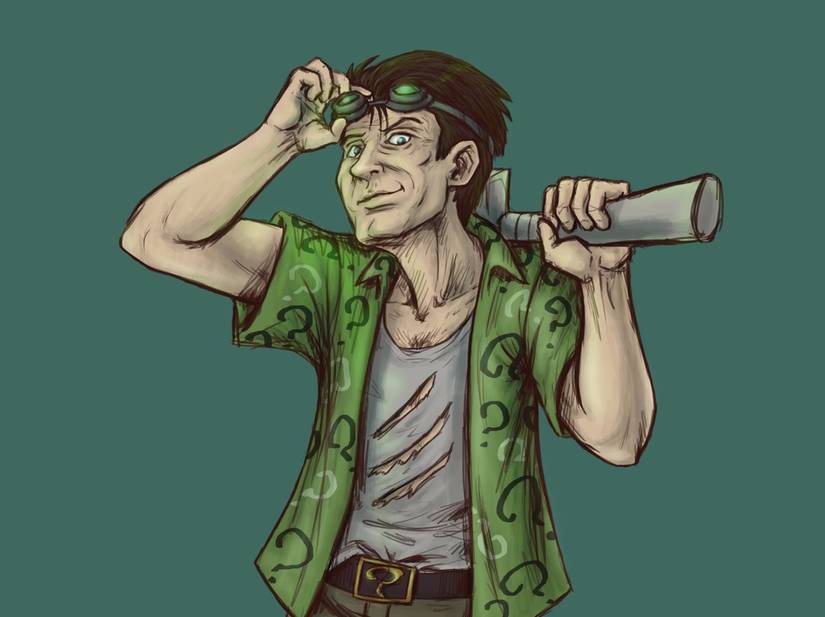 Arkham Knight Riddler Design Jaw-Dropping Riddler Fan Art