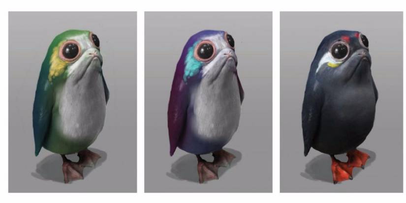 Star Wars: Porg Concept Art Shows How the Creatures Evolved