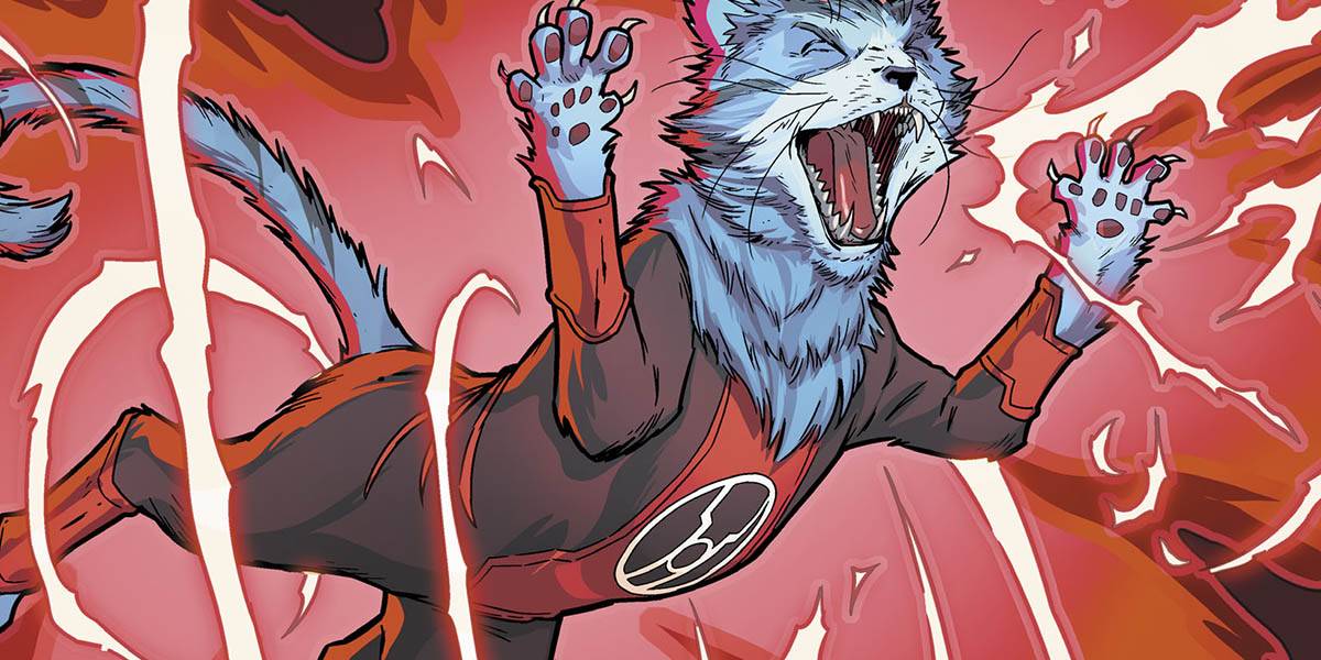 Injustice 2 Reveals Origin Of Dex-Starr, the Red Lantern Cat