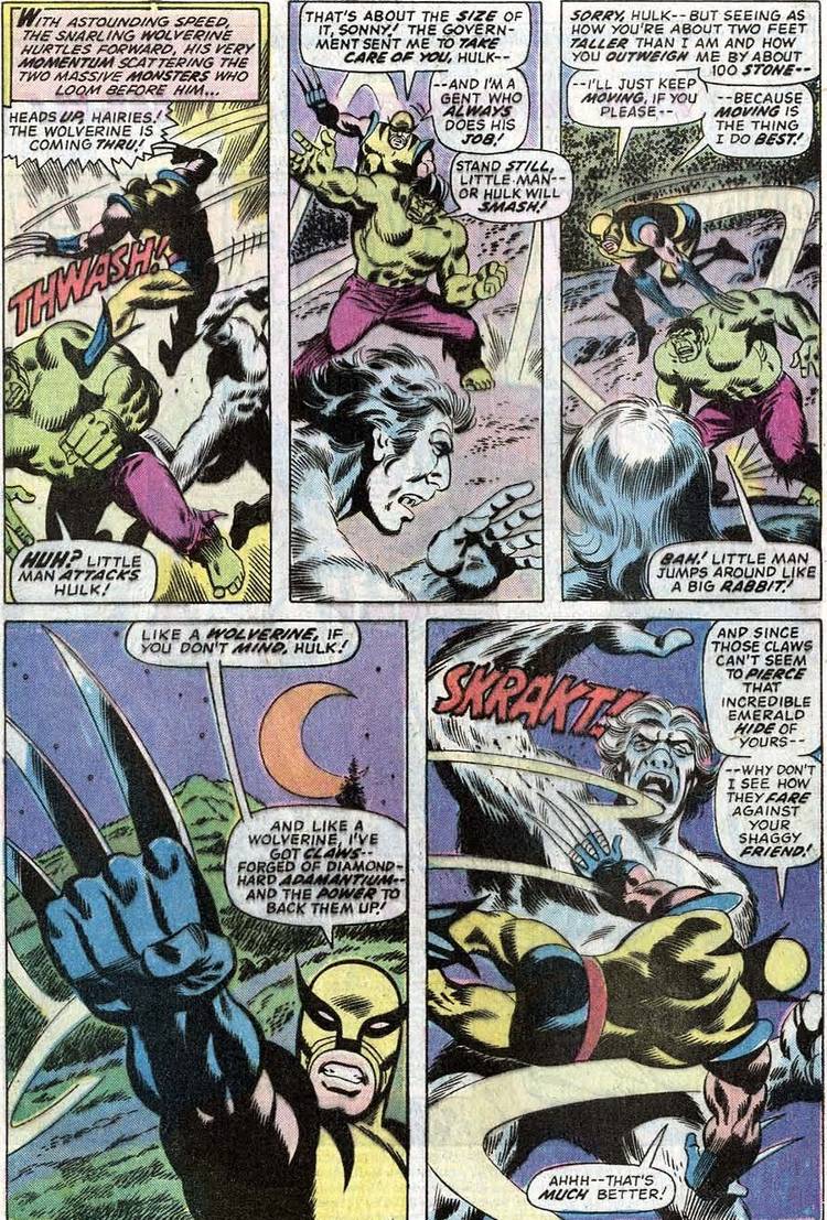 Wolverine's brief time as a mutated wolverine