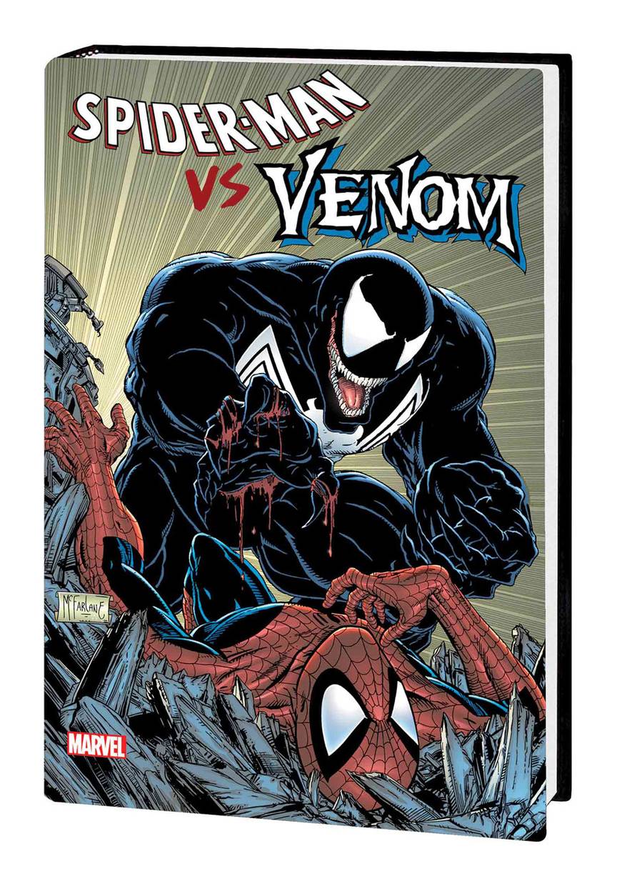 SPIDER-MAN VS. VENOM OMNIBUS Cover by TODD MCFARLANE.