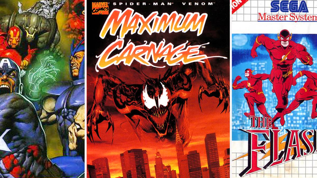 The 10 Best (And 10 Worst) Classic Superhero Video Game Covers