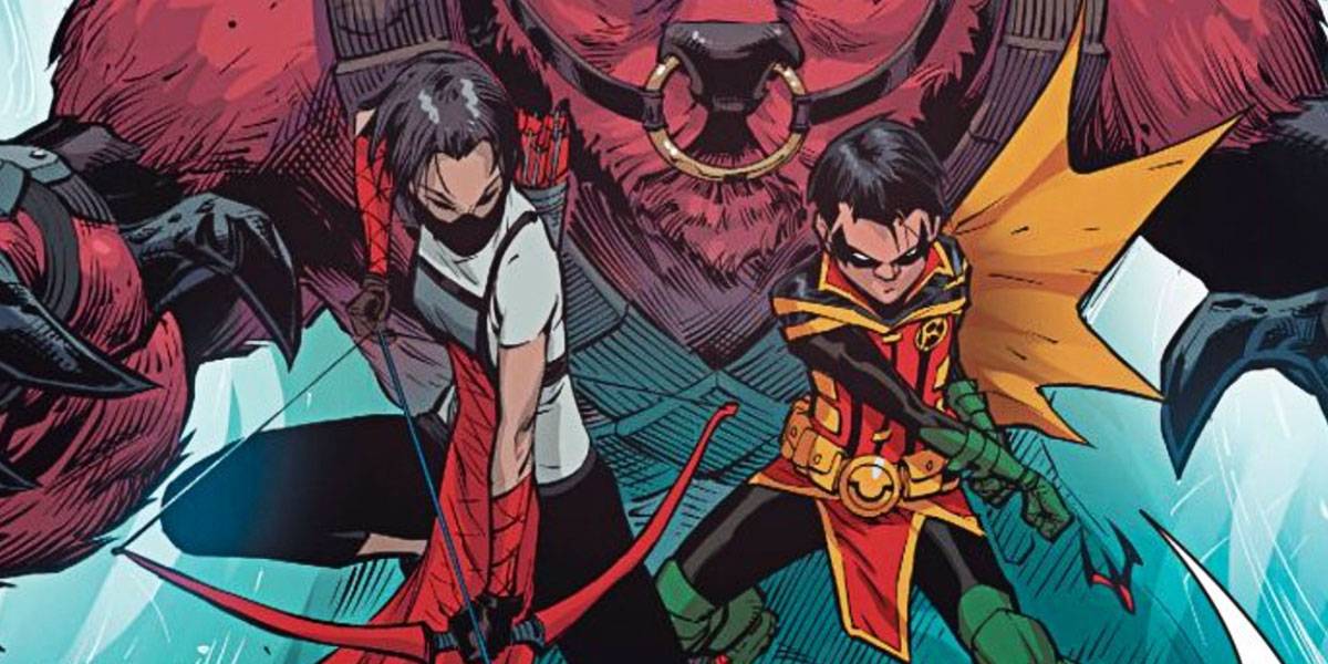 Red Arrow and Damian Wayne Robin's Romance Builds