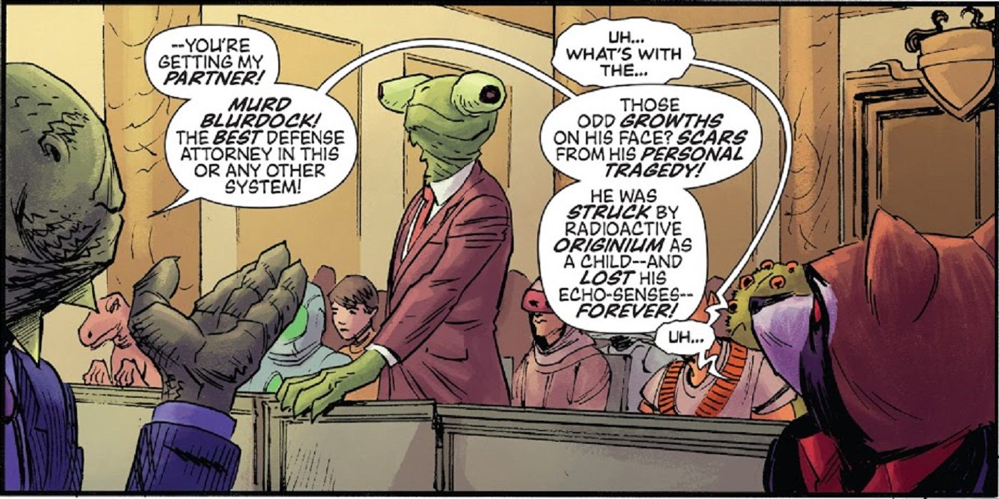 Daredevil's Fake Twin Brother Mocked in an issue of Rocket