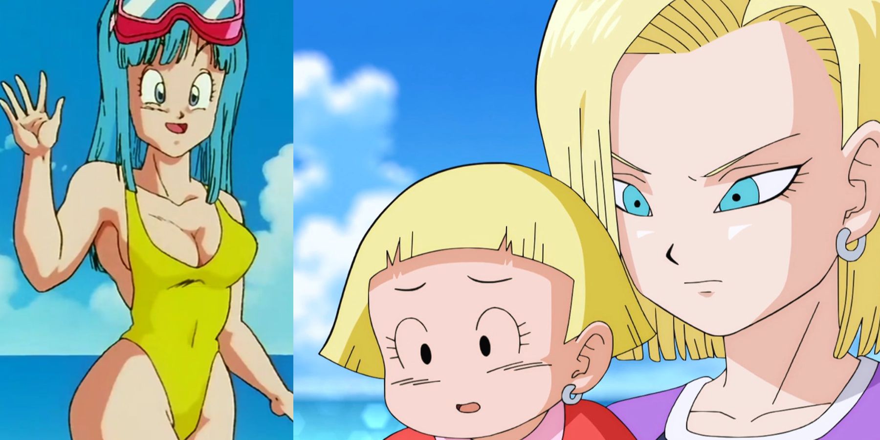 android 18 and marron naked dbz