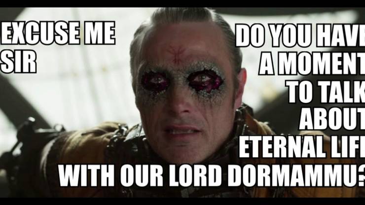 Top 12 Entertaining Doctor Strange Memes 16 Kaecilius Doctor Strange Meme