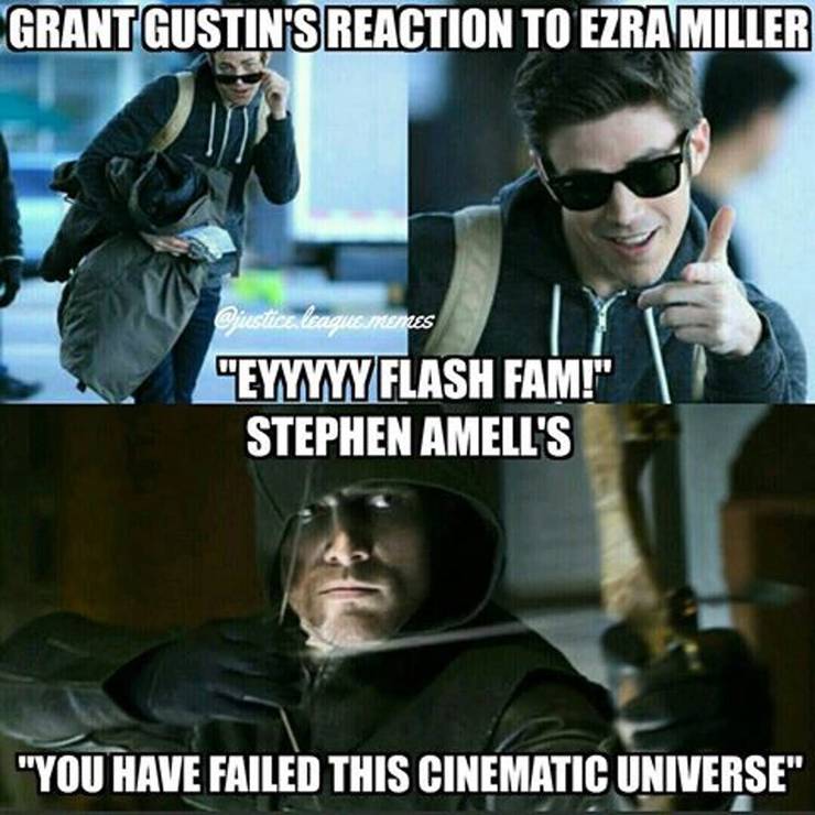 Téléchargement gratuit Images The Flash 20 Hilarious Dceu Vs Arrowverse Memes Cbr actualisé salutations