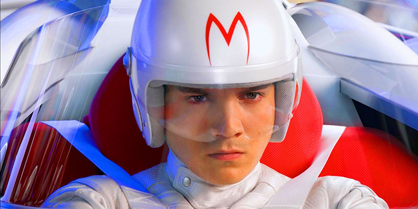 Emile Hirsch no filme de ação ao vivo Speed ​​Racer