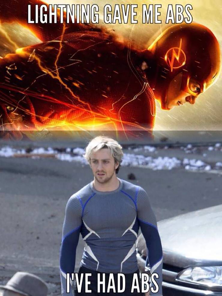 The Dankest Men Alive 20 Quicksilver Vs Flash Memes Cbr