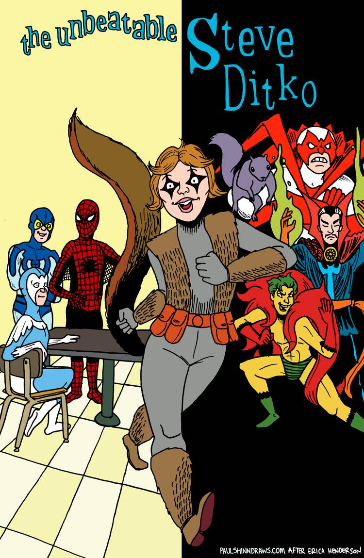 The Line Pays Tribute to Steve Ditko