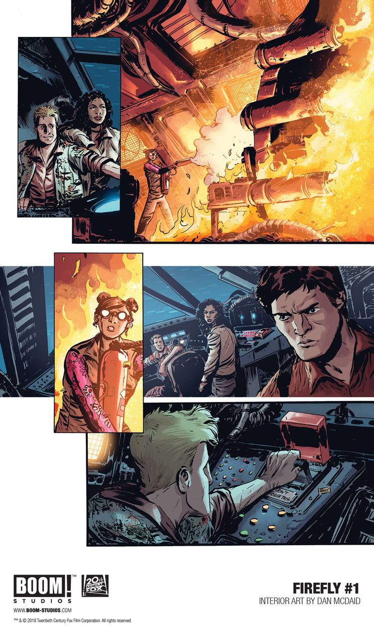 Firefly #1 Preview Reunites Mal, Zoe, Wash and the Rest of Serenity