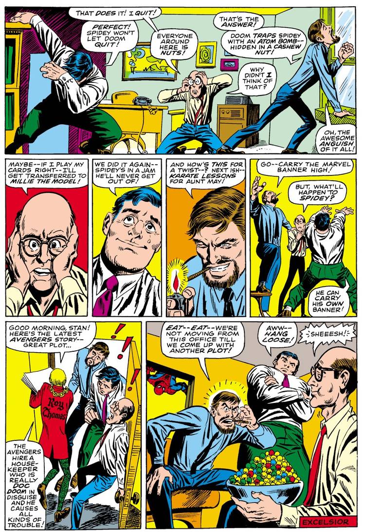 Methodous Marvel The 'Marvel Method' As Depicted in Actual Marvel Comics