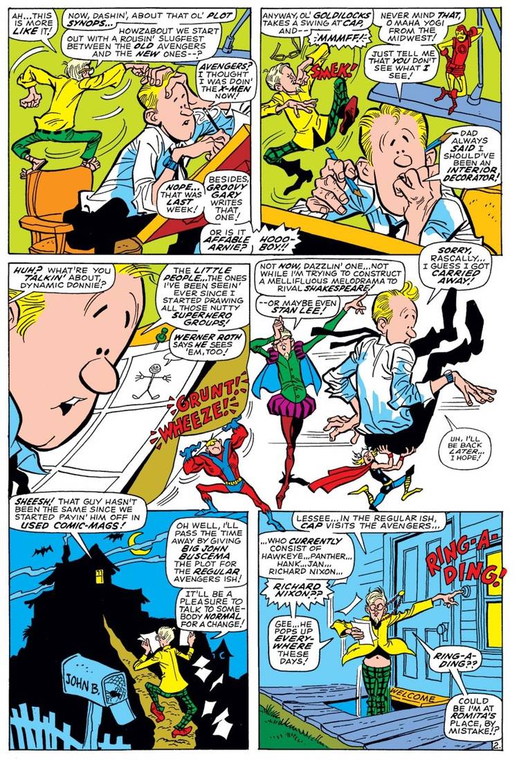 Methodous Marvel The 'Marvel Method' As Depicted in Actual Marvel Comics
