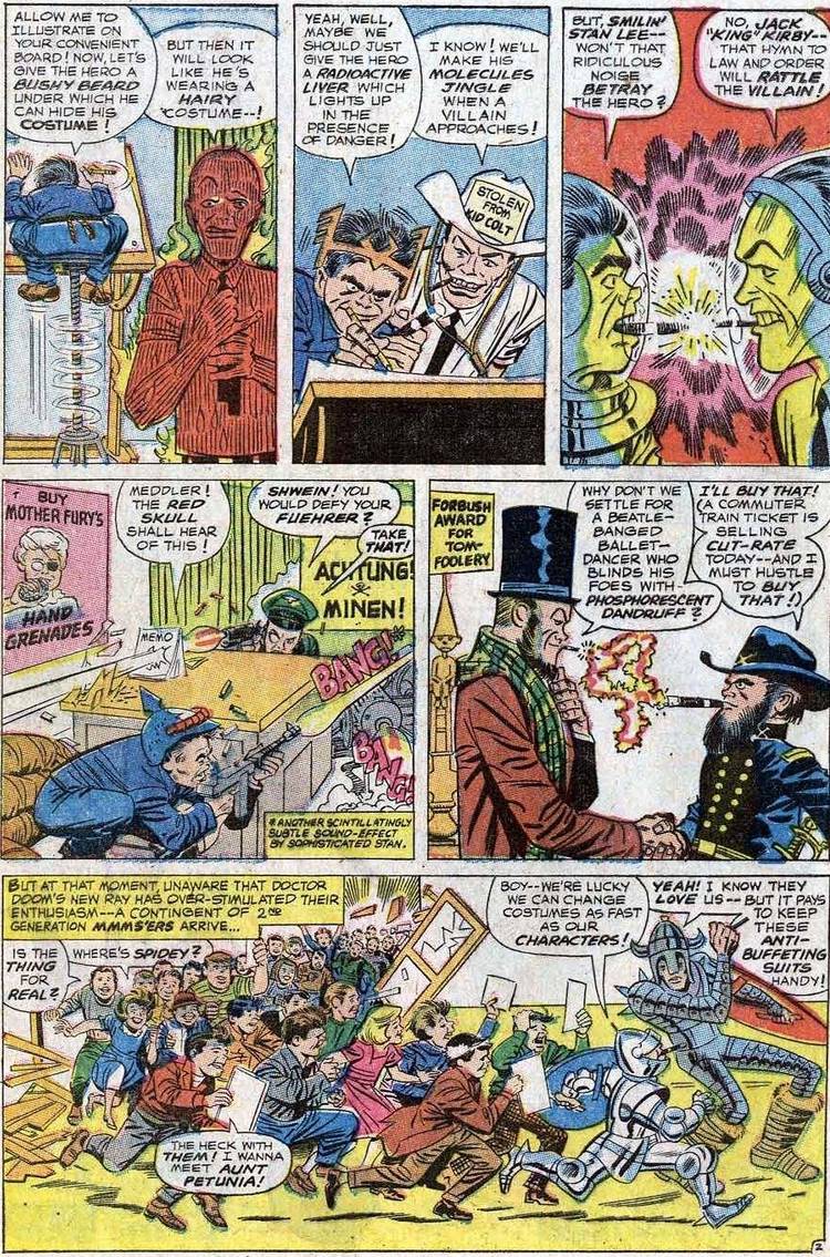 Methodous Marvel The 'Marvel Method' As Depicted in Actual Marvel Comics